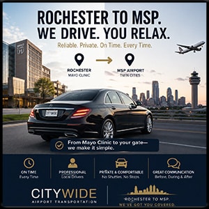 Rochester to MSP we drive you relax 2