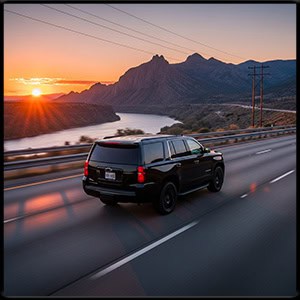 Black car private ride