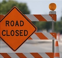 Current Traffic & Construction Notice Near the Gonda Building