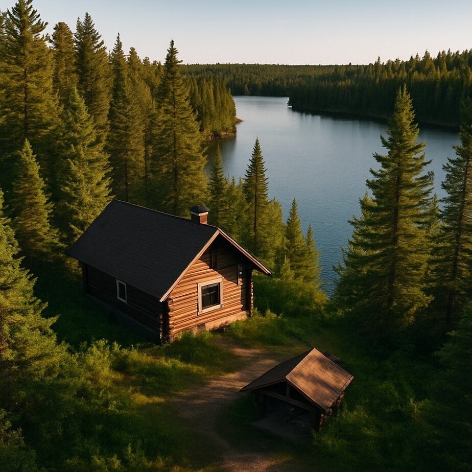 Cabin in the Gunflint Trail