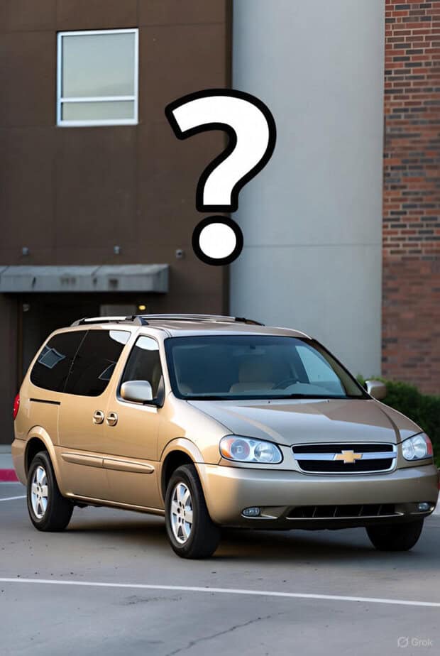 A picture of a car with a question mark over it