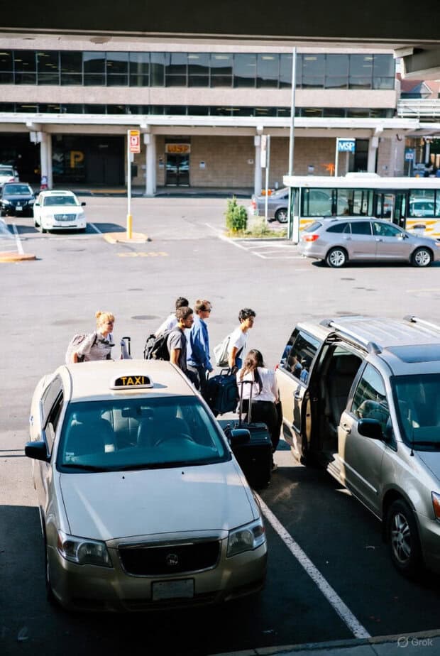 Mankato to MSP Taxi vs. Private Car
