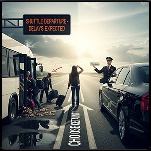 Choose Private Transportation Over Shuttle Uncertainty
