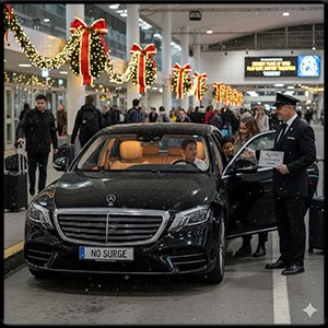 Private ride airport service Flat-Rate Pricing to Avoid Holiday Surges