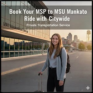 Book Your MSP to MSU Mankato Ride with Citywide