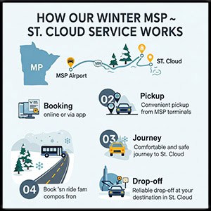 How Our Winter MSP → St Cloud Service Works