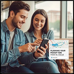 Planning Your Pickup Time from St. Cloud