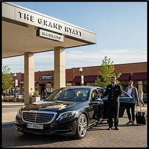 Private MSP to Mankato Hotel & Downtown Service