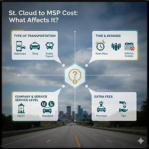 What Affects Your St. Cloud to MSP Cost?