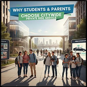 Why Students & Parents Choose Citywide private ride service