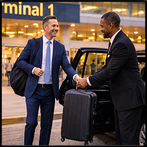 business trip pick up