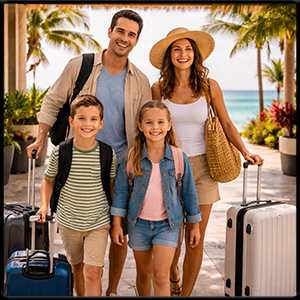 happy family vacation