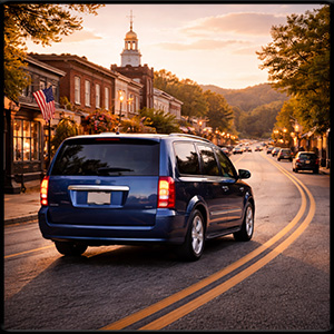 small town to airport