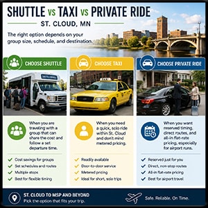 Taxi vs Private ride